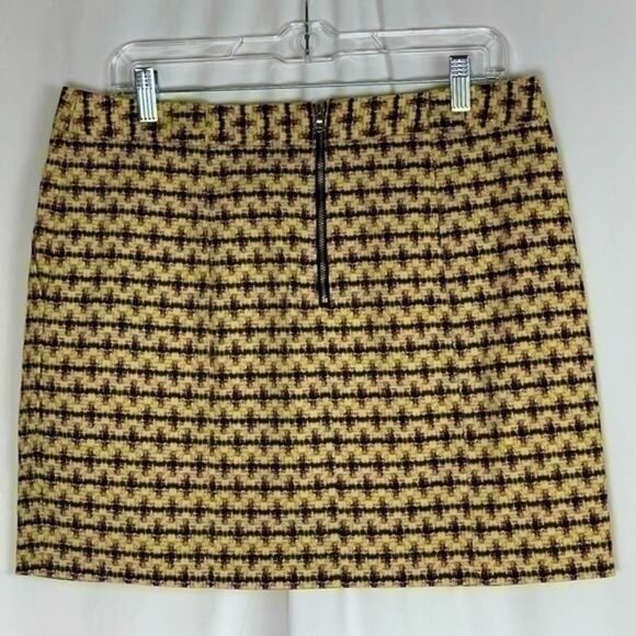 Nordstrom Club Monaco Pleated Front Career Office Skirt NWOT Size 12 - Picture 4 of 9